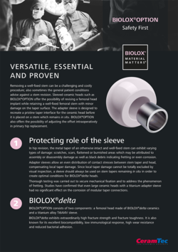 [Translate to Deutsch:] BIOLOX®OPTION Sleeved Ceramic Head