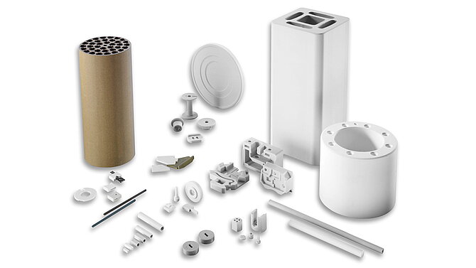 Produkte und Bauteile aus Silikatkeramik